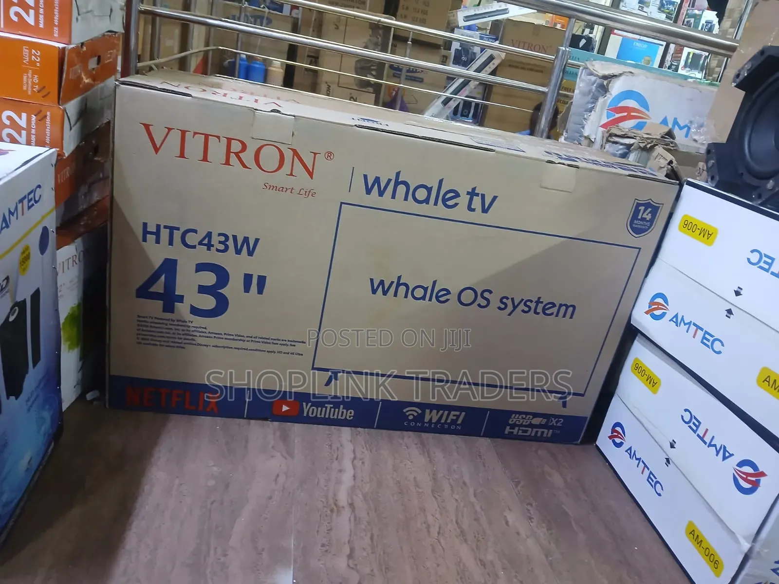Vitron 43 Inches Whale OS System Smart Android