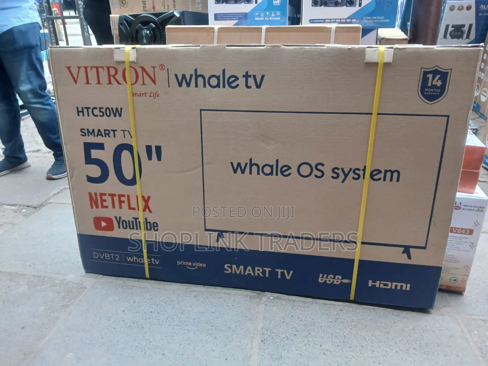 Vitron 50" Inch Smart TV 2k Quad Hd Qled TV Whale Os