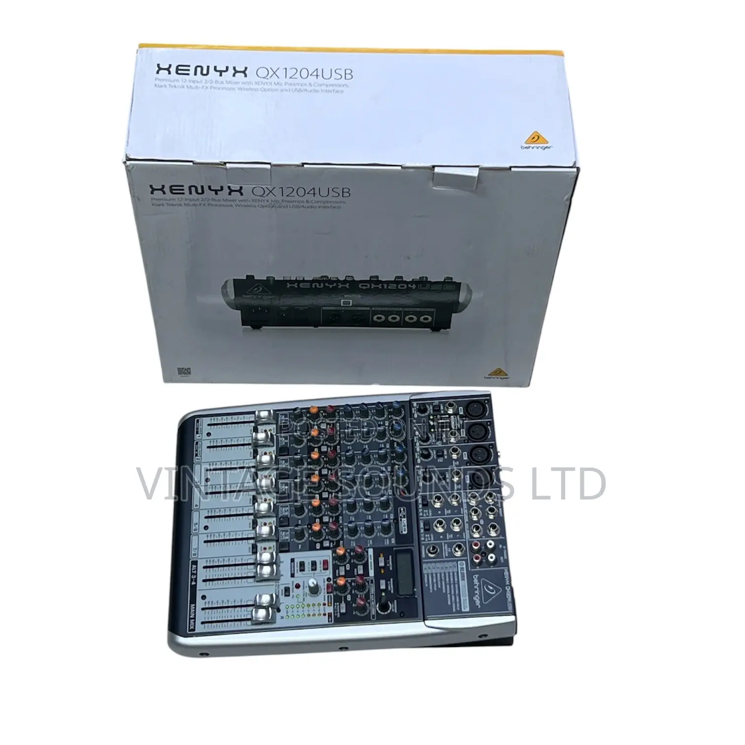 Behringer QX1204USB: Studio-Quality Mixing Made Simple