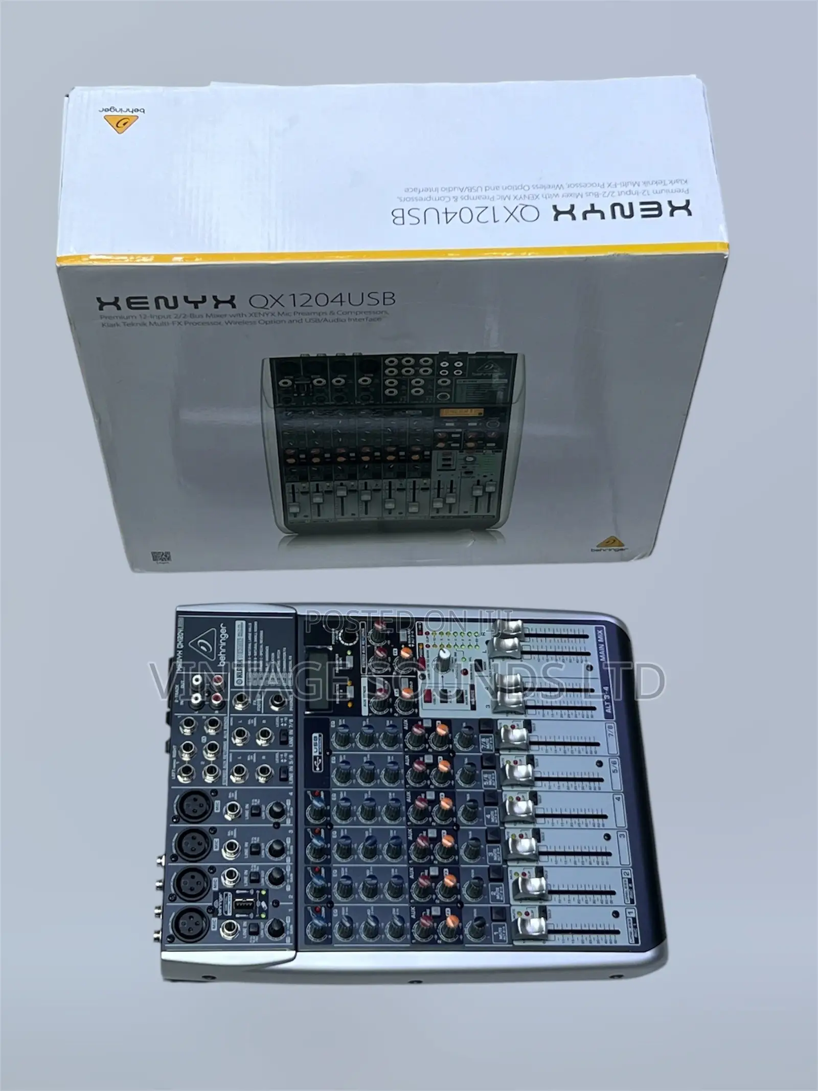 Behringer QX1204USB: Studio-Quality Mixing Made Simple