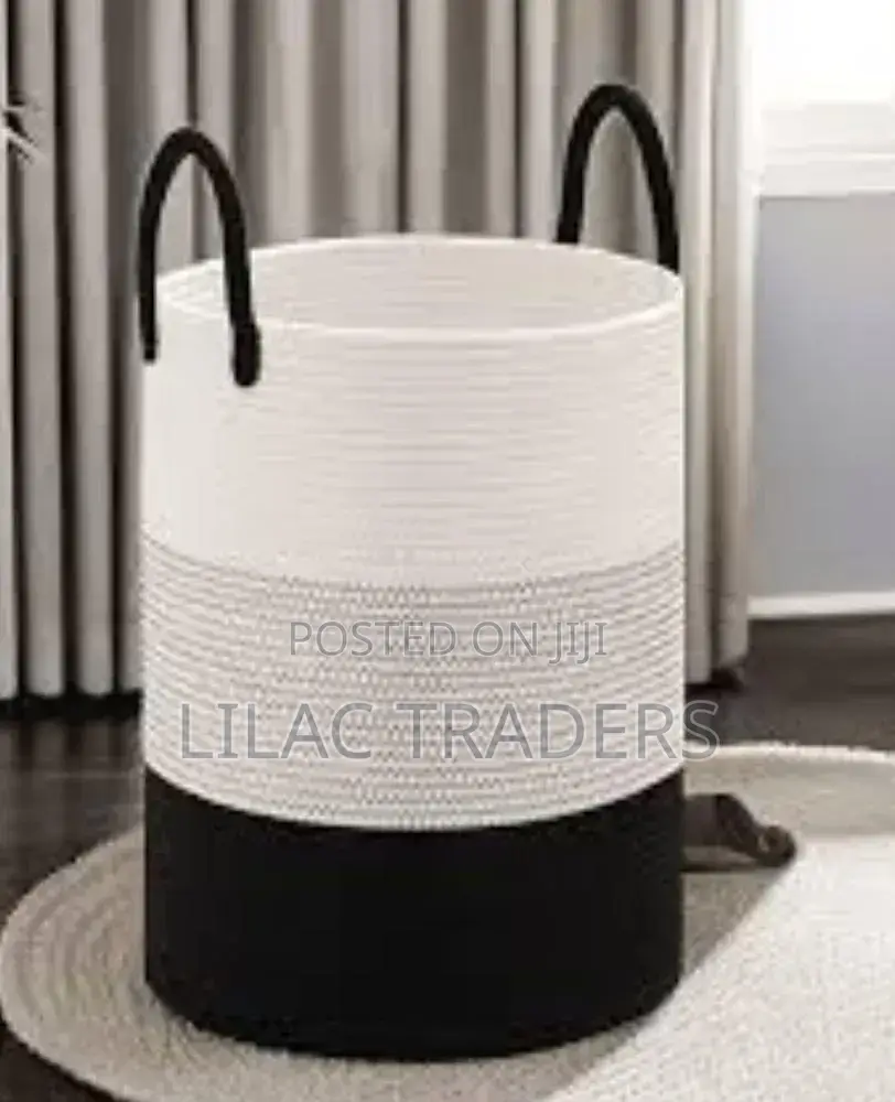 Premium Heavy Woven Rope Laundry Basket – 58 Litres