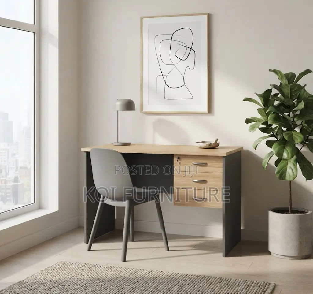 Office Desk; 1.2 Meters Home Clrical Lockable Drawer Desks