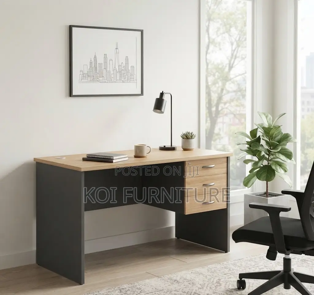 Office Desk; 1.2 Meters Home Clrical Lockable Drawer Desks