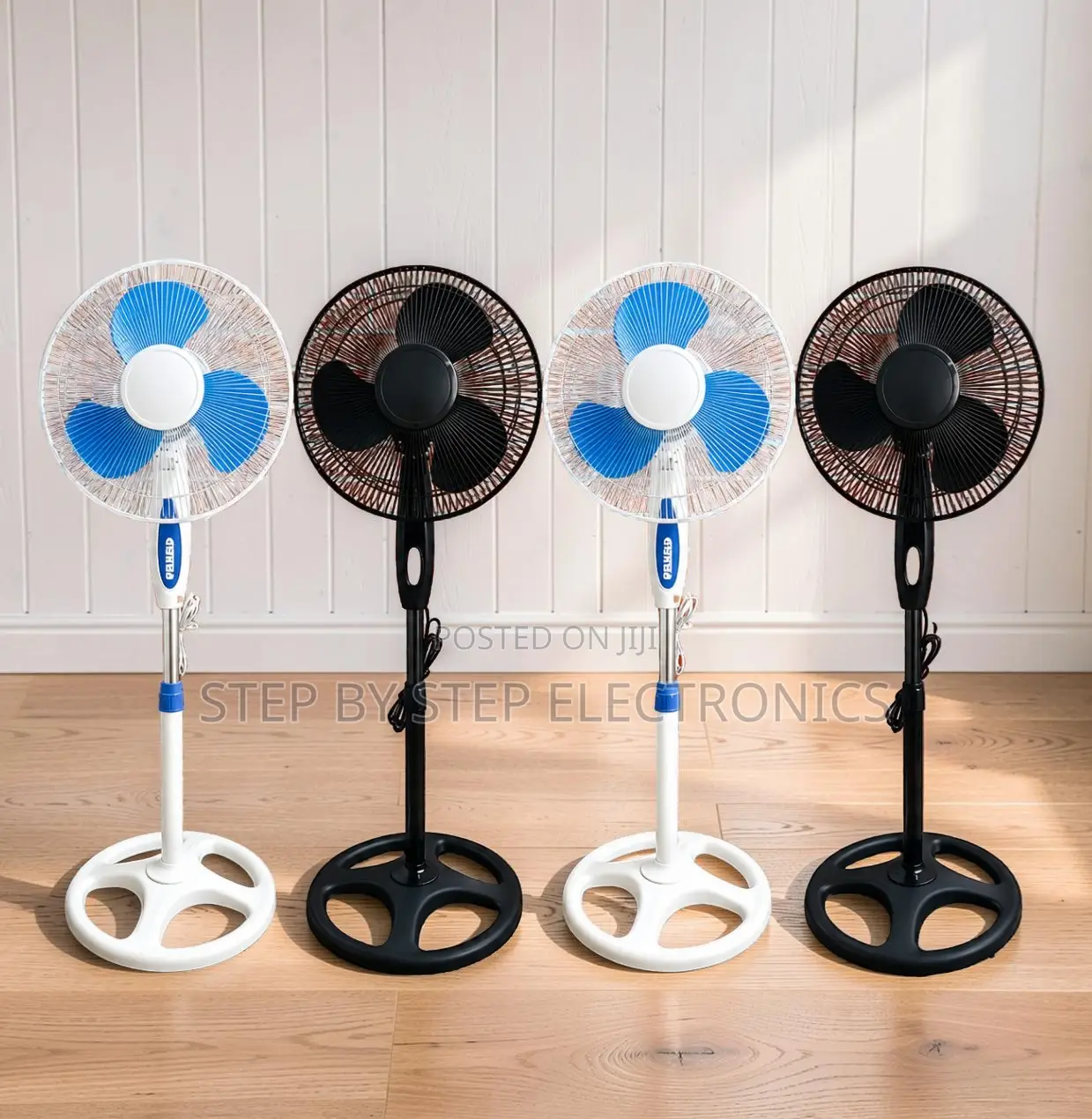 Wide Oscillation, High Airflow 16′′ Electric Stand Fan