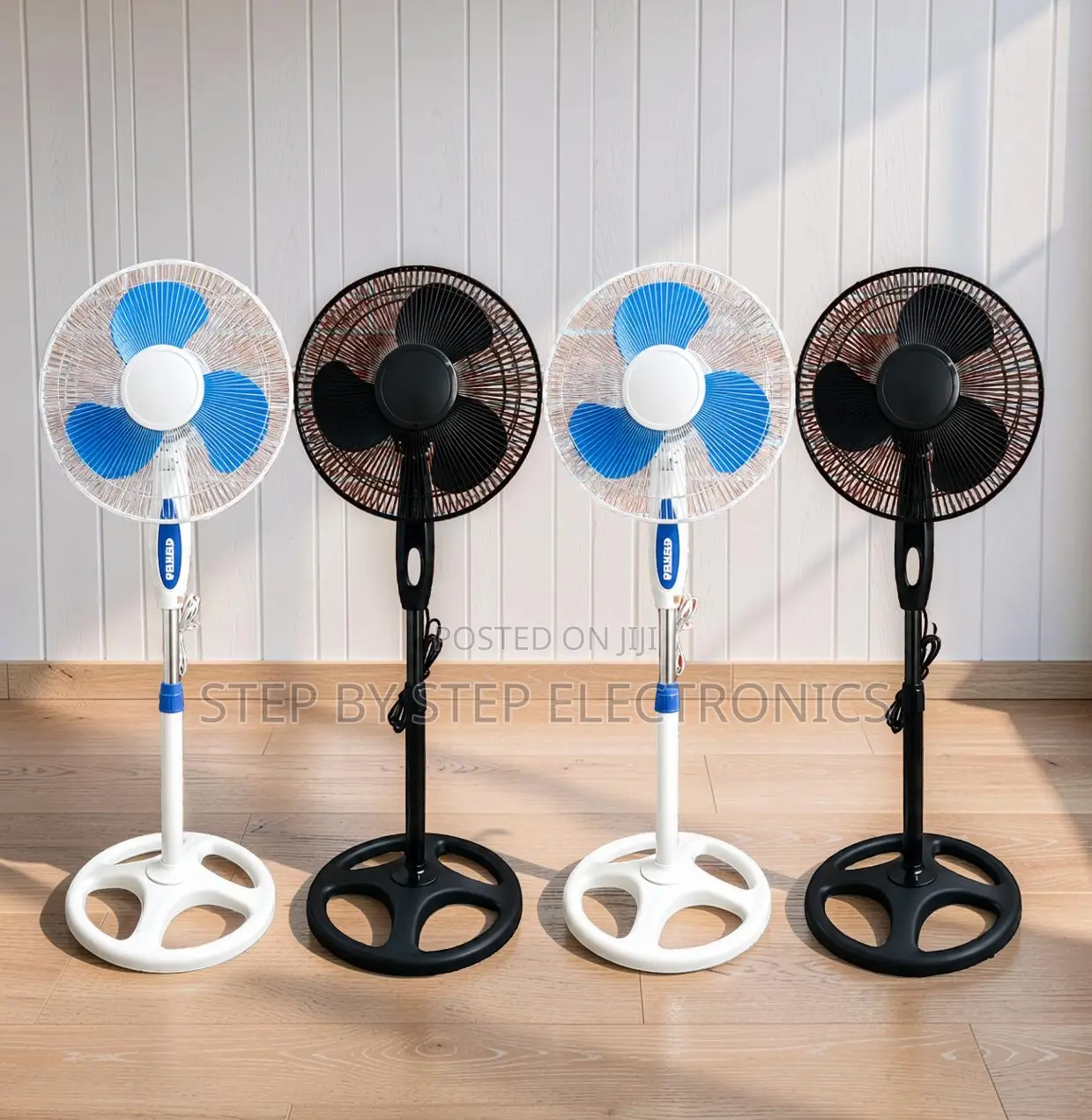 Wide Oscillation, High Airflow 16′′ Electric Stand Fan