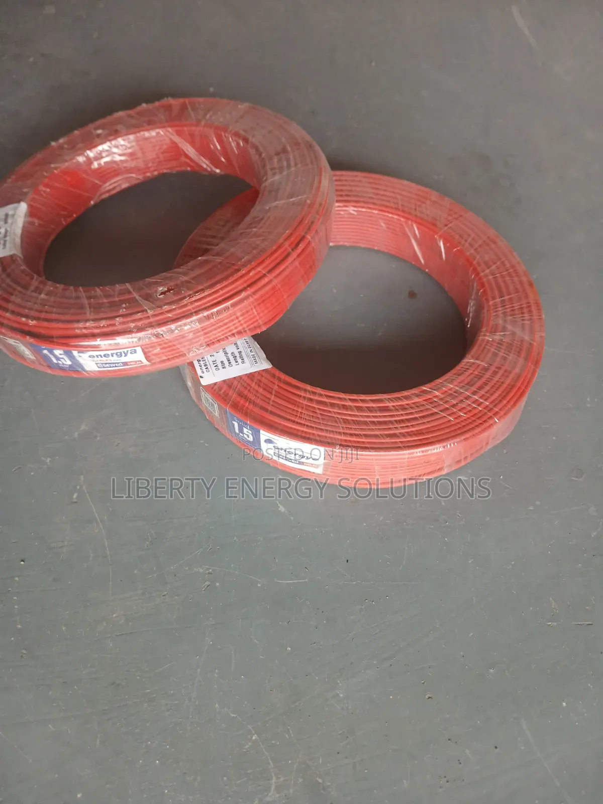 Single Core 1.5mm Cable (Red)