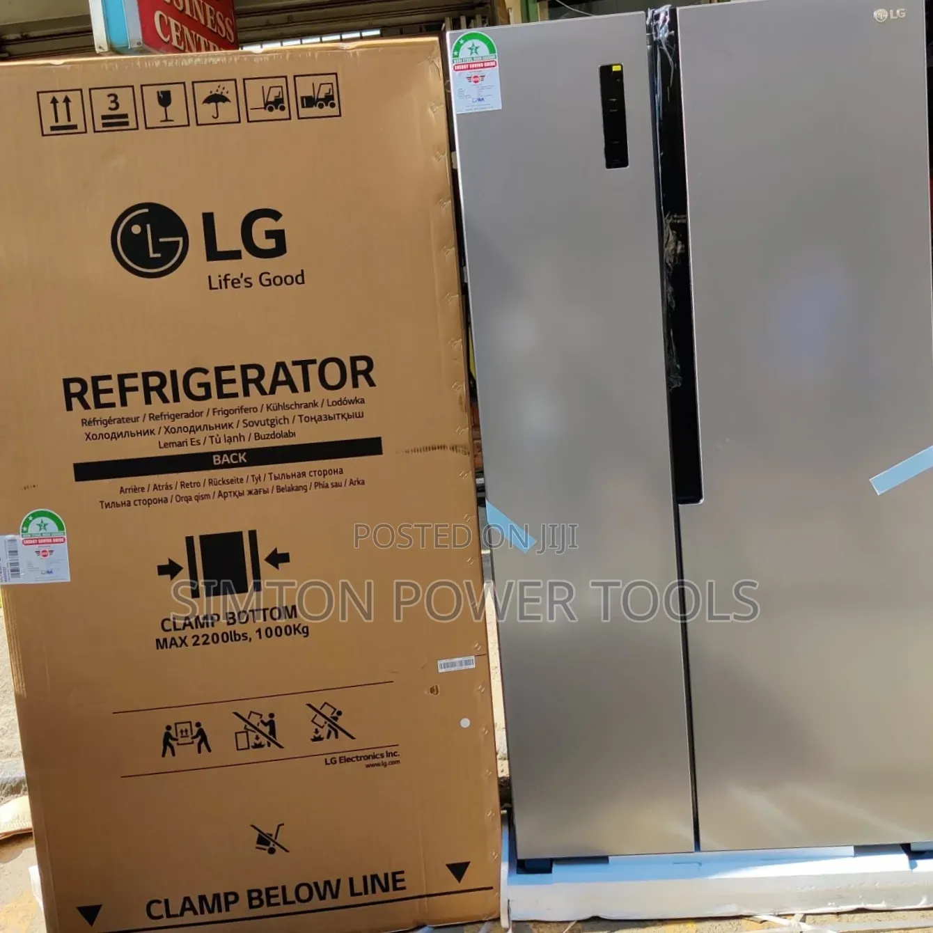 LG Side by Side Fridge 519litres No Frost Refrigerator
