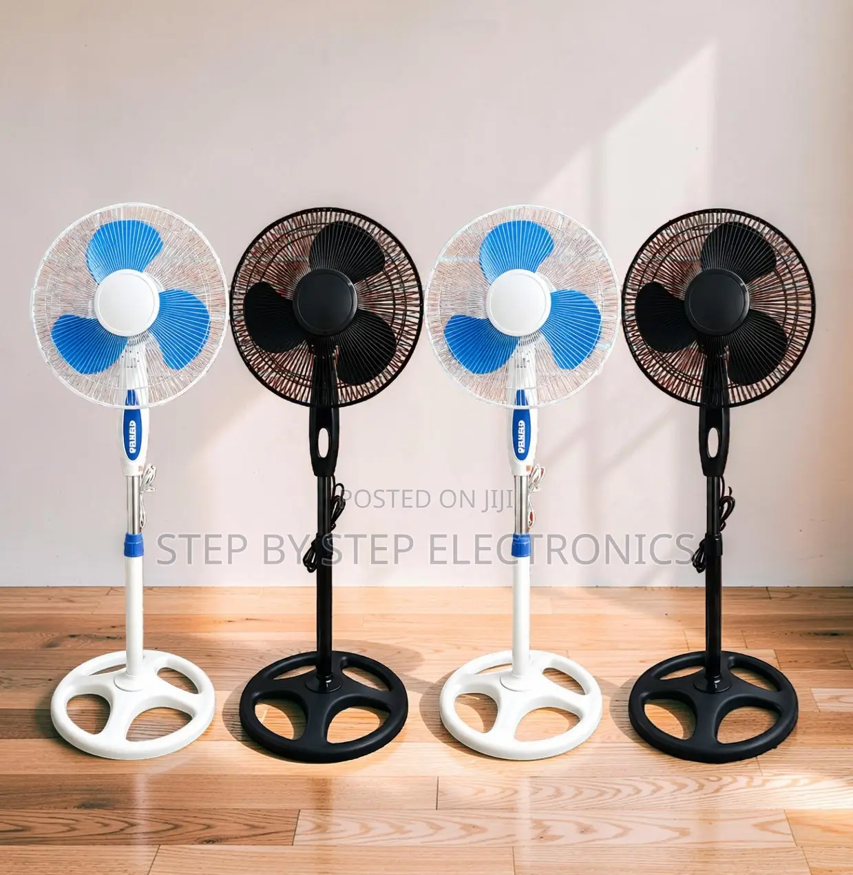 Wide Coverage, 3 Speed Motor 16′′ Electric Stand Fan