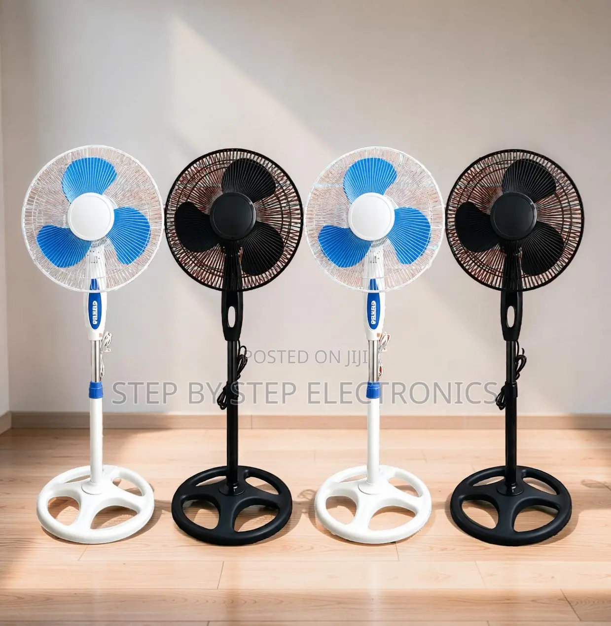 Wide Coverage, 3 Speed Motor 16′′ Electric Stand Fan