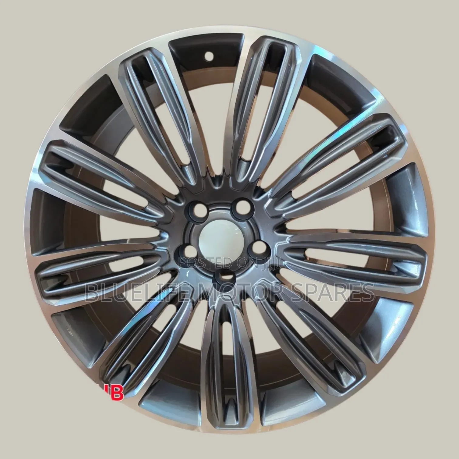 4pcs)Size 22 Rims for Range Rover Vogue/Sport/Discovery 3 & 4 (Grey-S)