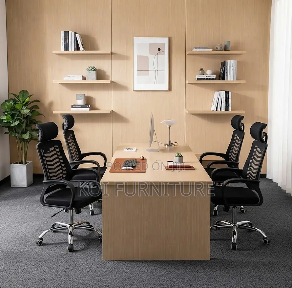 Office Chairs; Height Reclining Fabric Headrest Office Ergonomic Seat