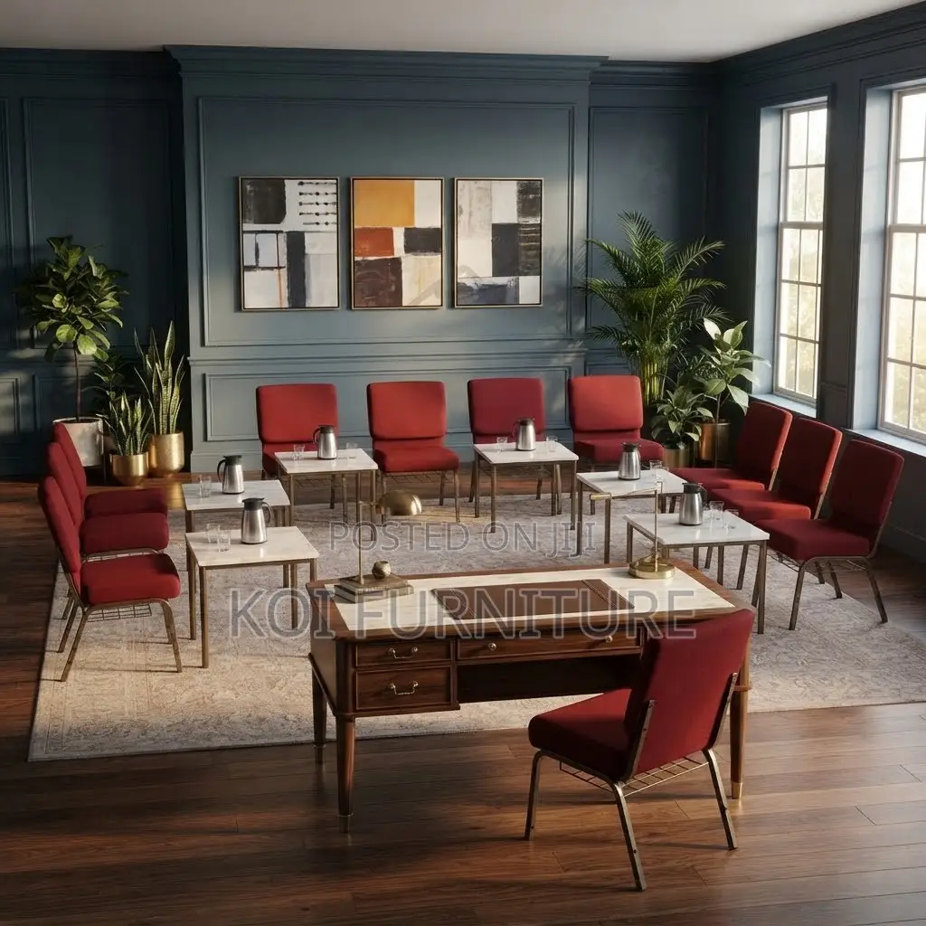 Office Chairs; Red Offices and Office Hall Meetings Chairs