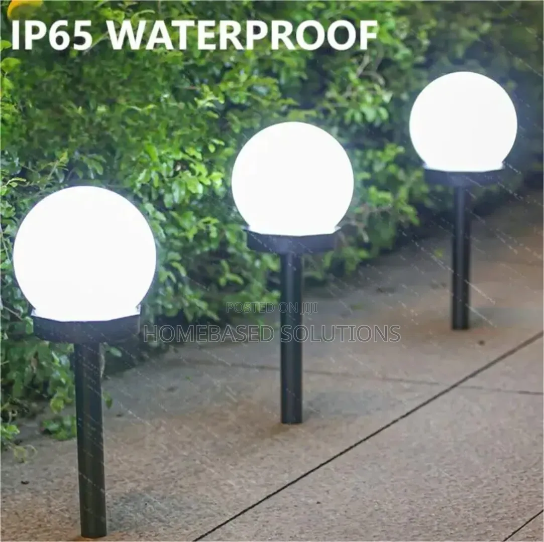 *3pcs Waterproof LED Ball Light Lamp Solar Power Outdoor Garden Path*