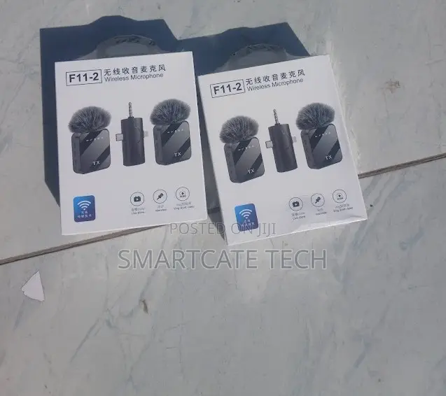 F11-2 3-in-1 Wireless Lavalier Mic | HD Voice | Long Battery Life