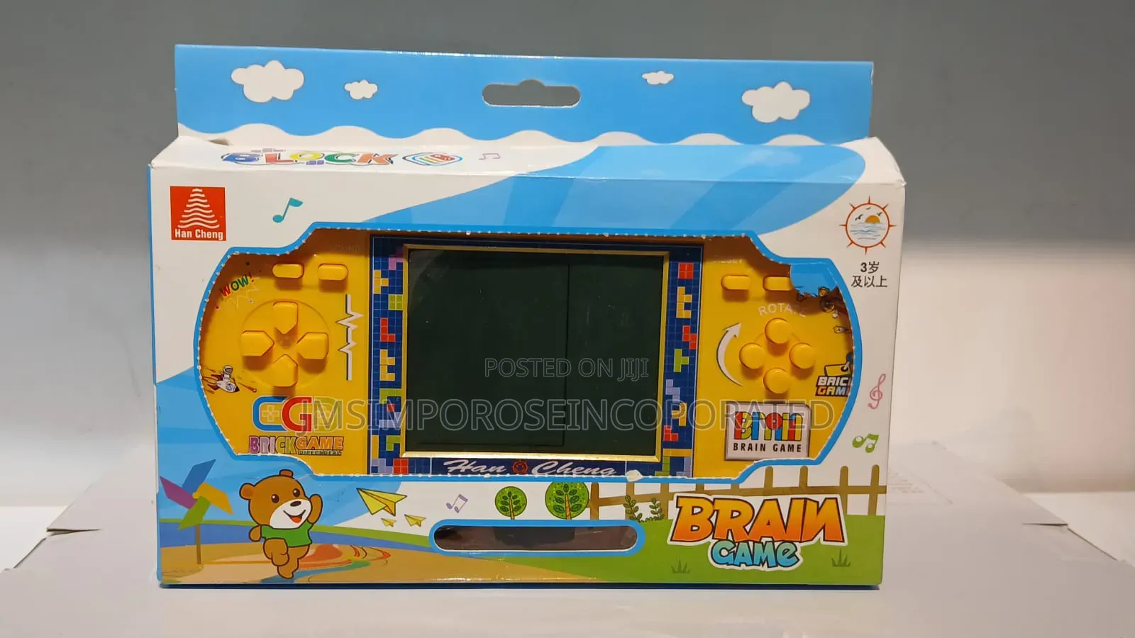 Handheld LCD Brain Brick Game Console (PSP Style)