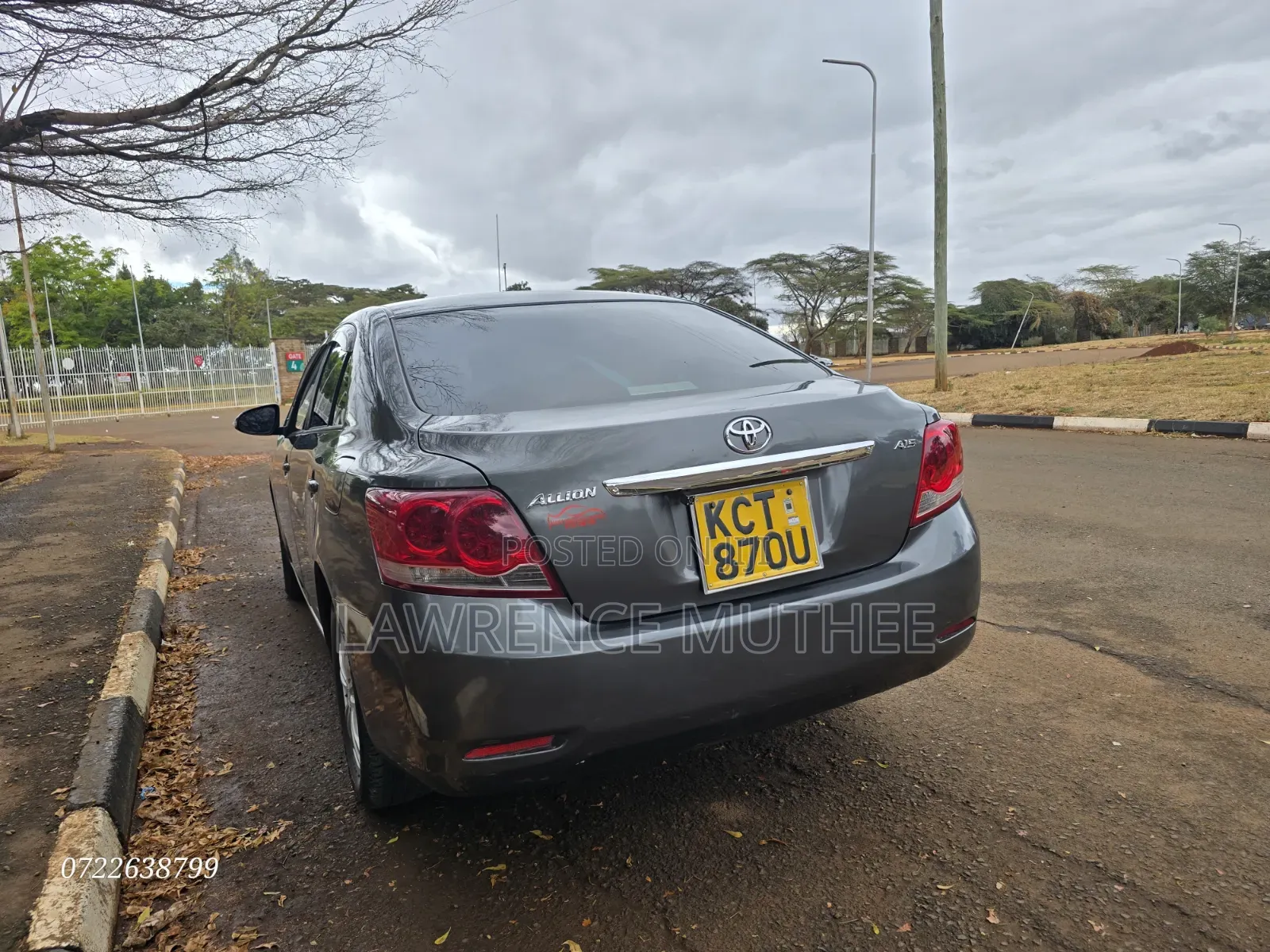 Toyota Allion 2013 Gray
