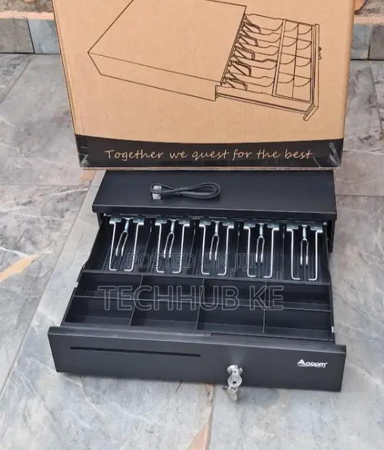Electronic POS Cash Register Drawer With Security Lock