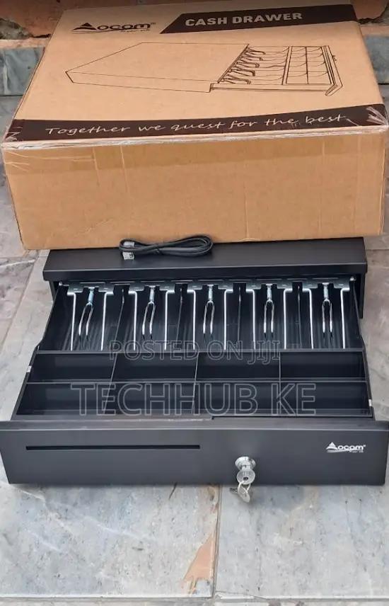 Metal Cash Drawer for Point of Sale Machine With Key Lock