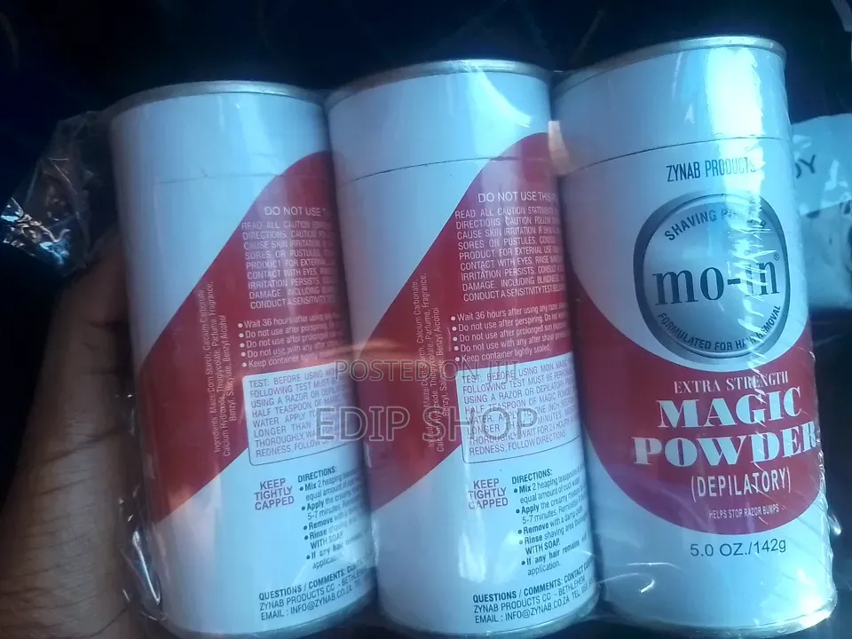 Mo-in Magic Shaving Powder