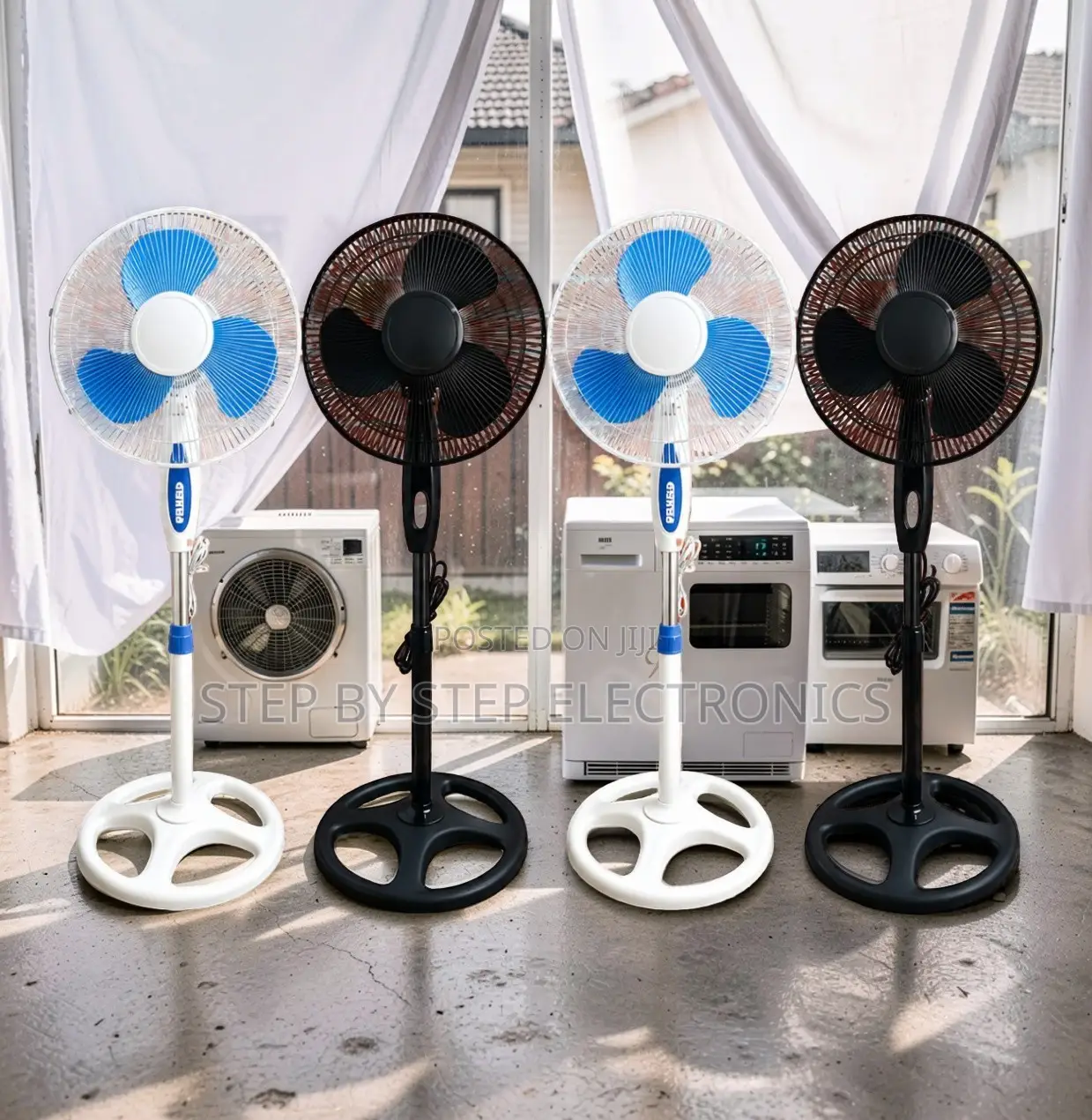 Powerful Motor, High Airflow 16′′ Electric Stand Fan