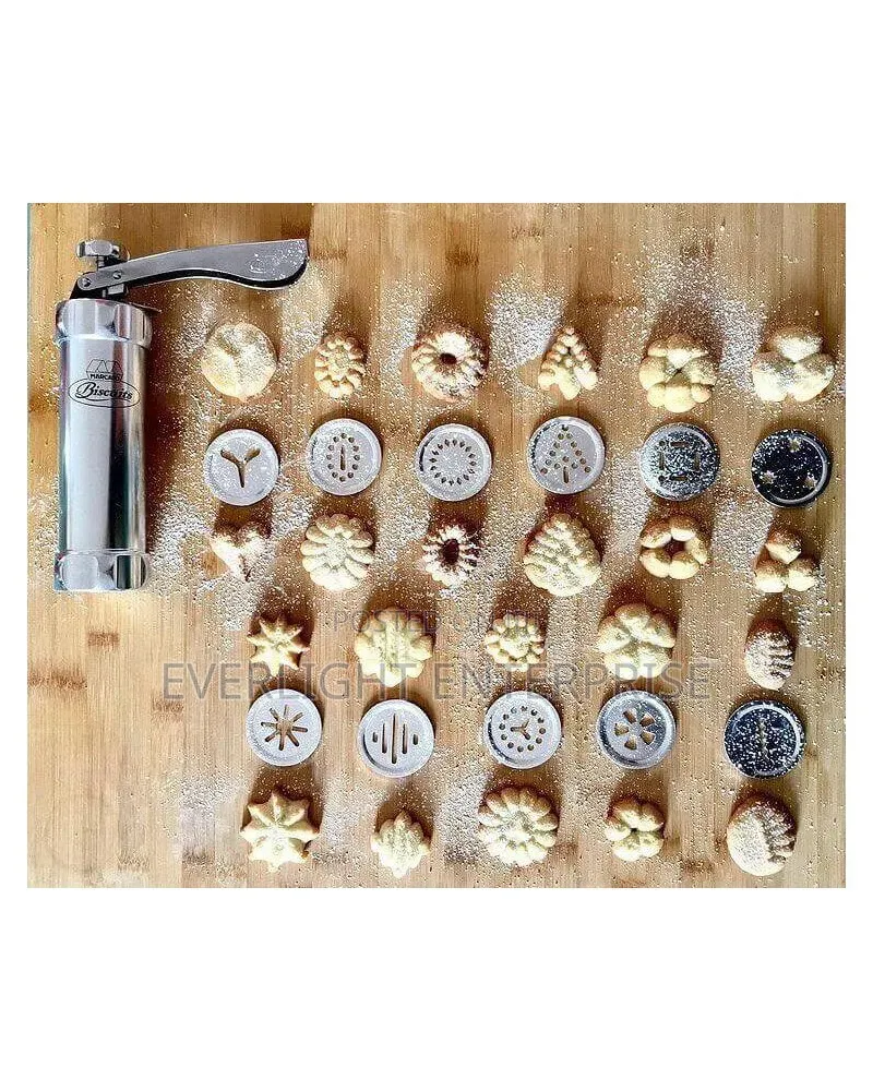 Stainless Steel 24 Option Cookie or Biscuit Press