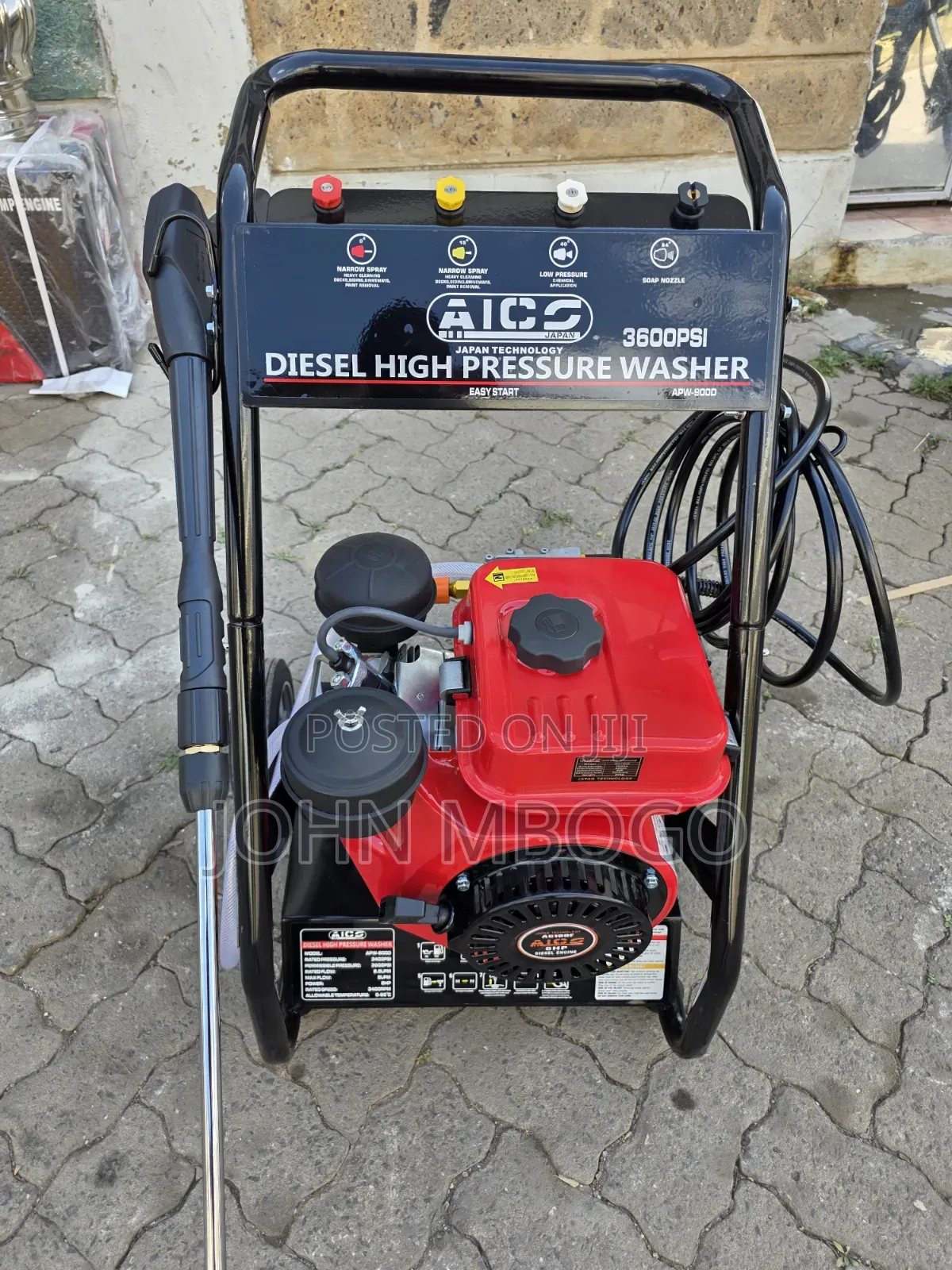 Aico Diesel High Pressure Washer 3600 Psi