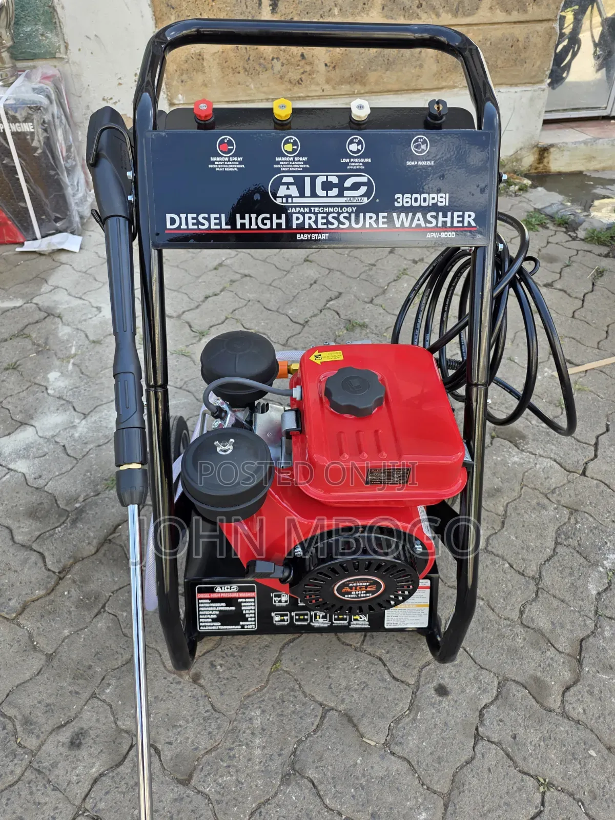 Aico Diesel High Pressure Washer 3600 Psi
