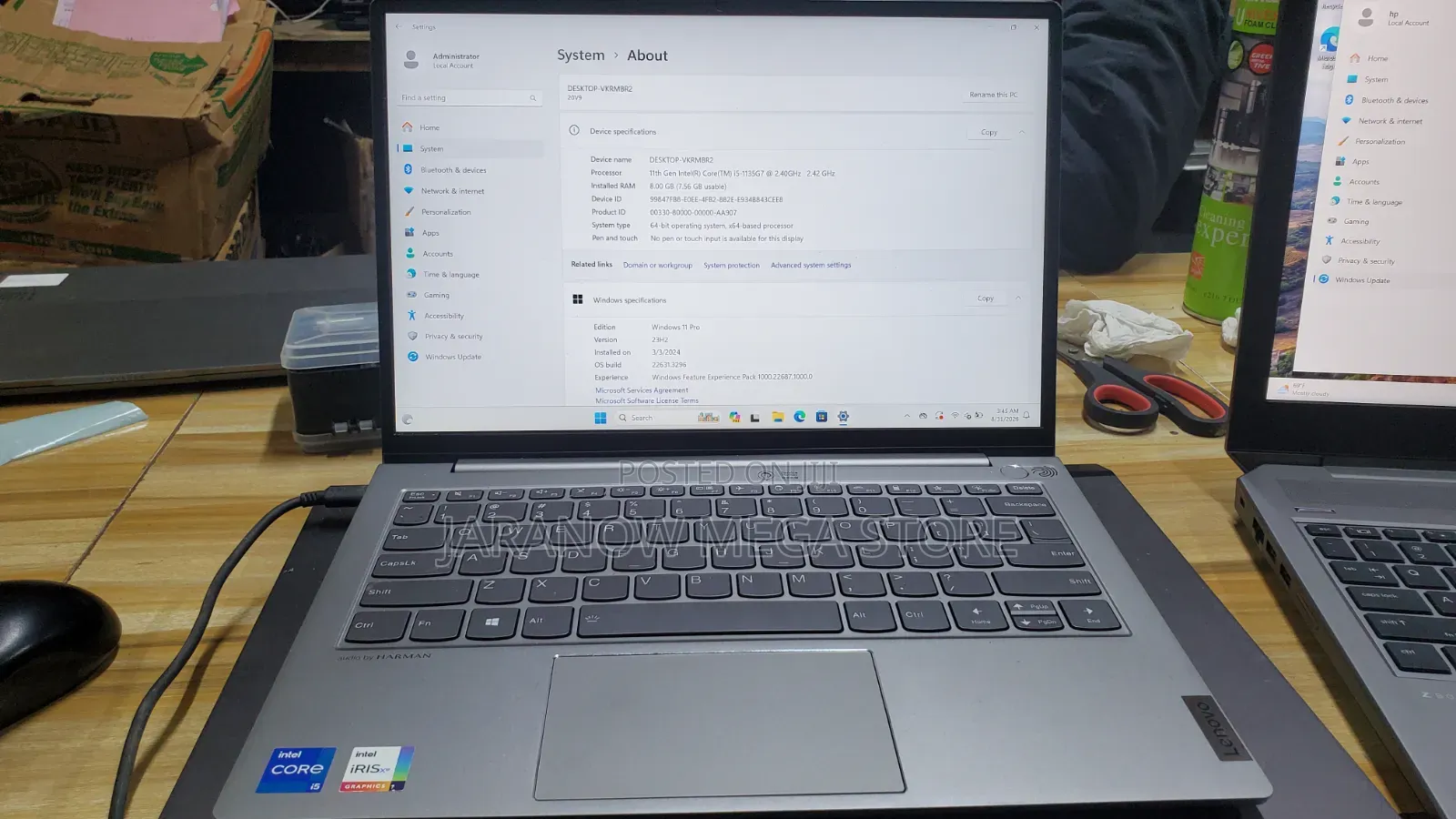 Laptop Lenovo ThinkBook 13s Gen 2 8GB Intel Core i5 SSD 256GB