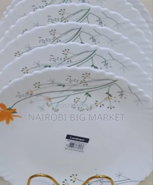 Set of 6 Luminarc Ziva Peach Plates