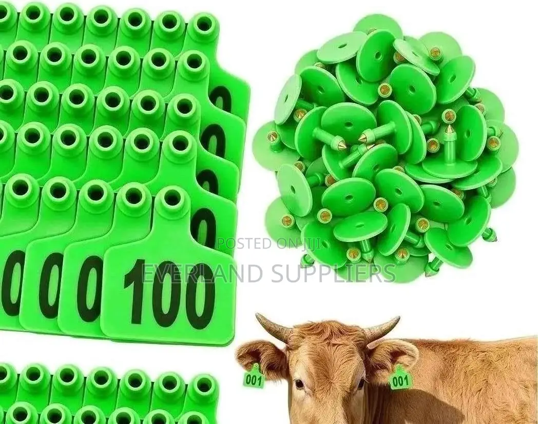 Numbered Cattle Large Ear Tag for Farm Cattles