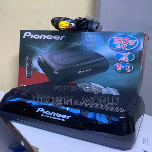 Pioneer TS-WX120A 1-Way Active Car Subwoofer 150w 30 Hz – 160 Hz