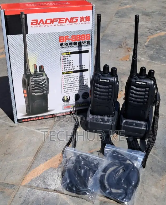 Baofeng Rechargeable Handheld Walkie Talkie Two Way Radio