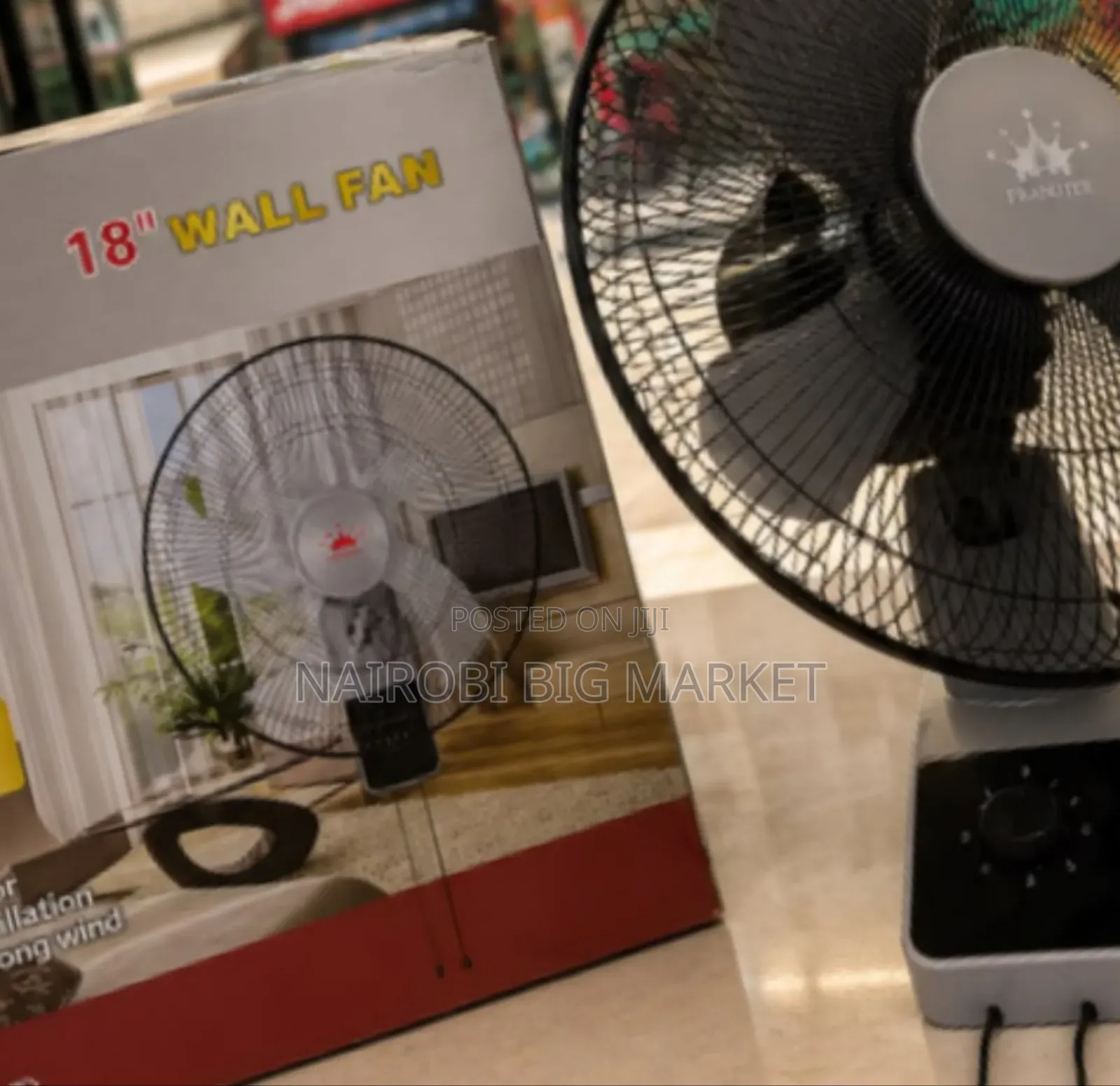 18" Wall Fan With Remote