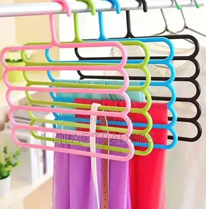 Multilayer S-Hangers 5 Layers - Set of 3pcs Shary