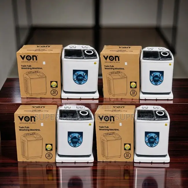 Factory Prices Low Water Use VON 10KG Twin Tub Washing Machines