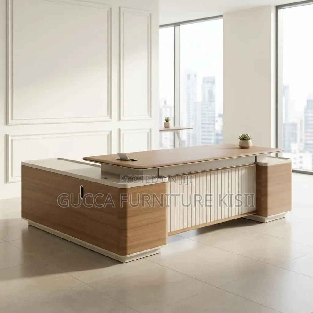 Office Desk; 2400mm Executive CEO Office Desk