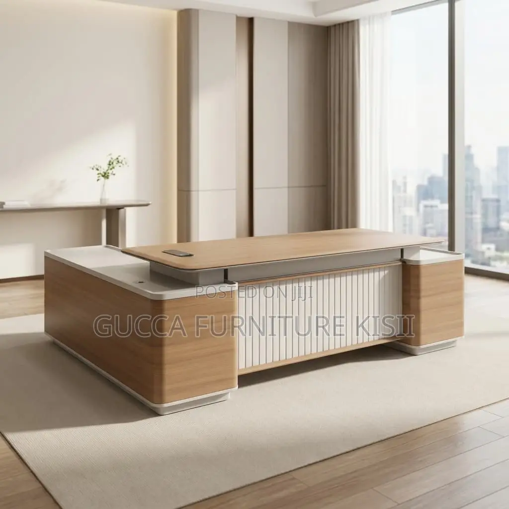 Office Desk; 2400mm Executive CEO Office Desk