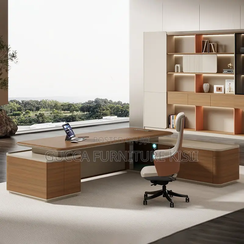 Office Desk; 2400mm Executive CEO Office Desk
