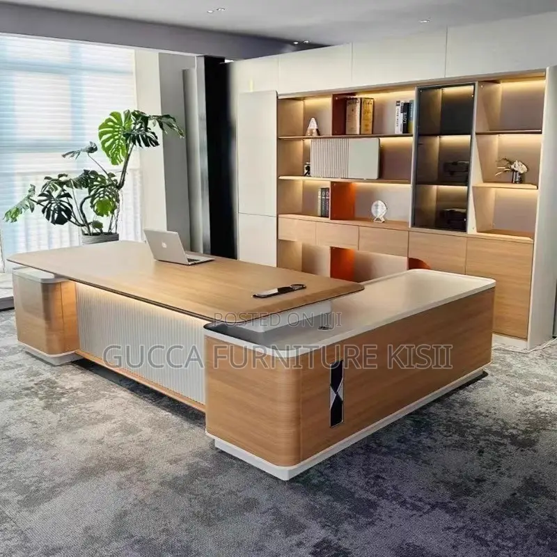 Office Desk; 2400mm Executive CEO Office Desk