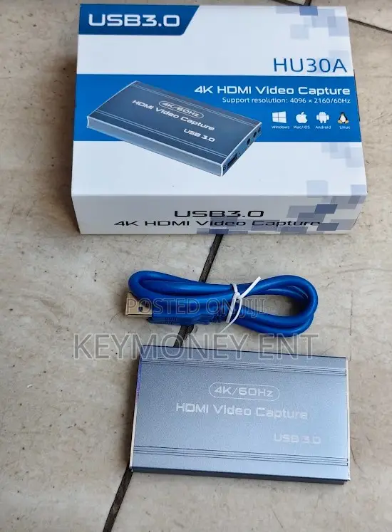 HU30A USB 3.0 4K HDMI Video Capture Card 60hz