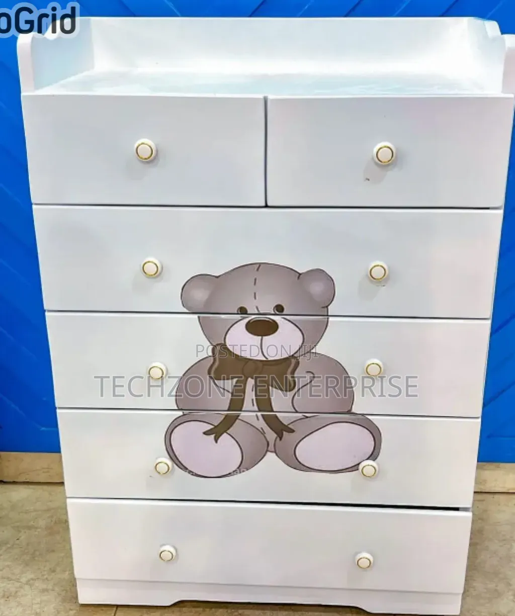 New Born Kids/Baby Chest of Drawers Cabinet, White ,,