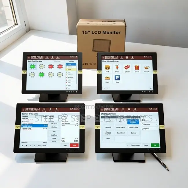 Low Prices 14 Inch, 15 Inch, 17 Inch Touch Screen POS Monitors