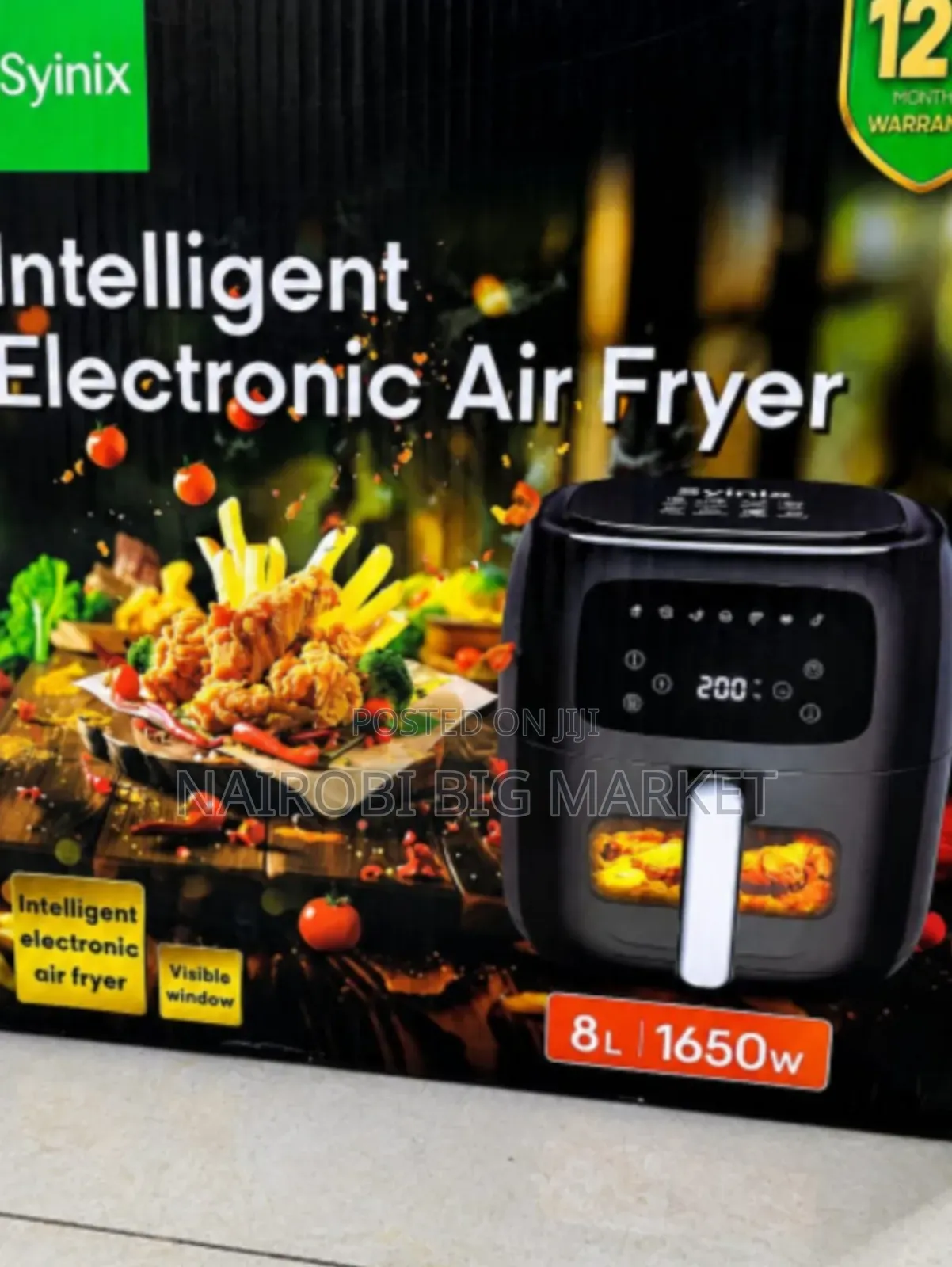 Syinix 8l Air Fryer