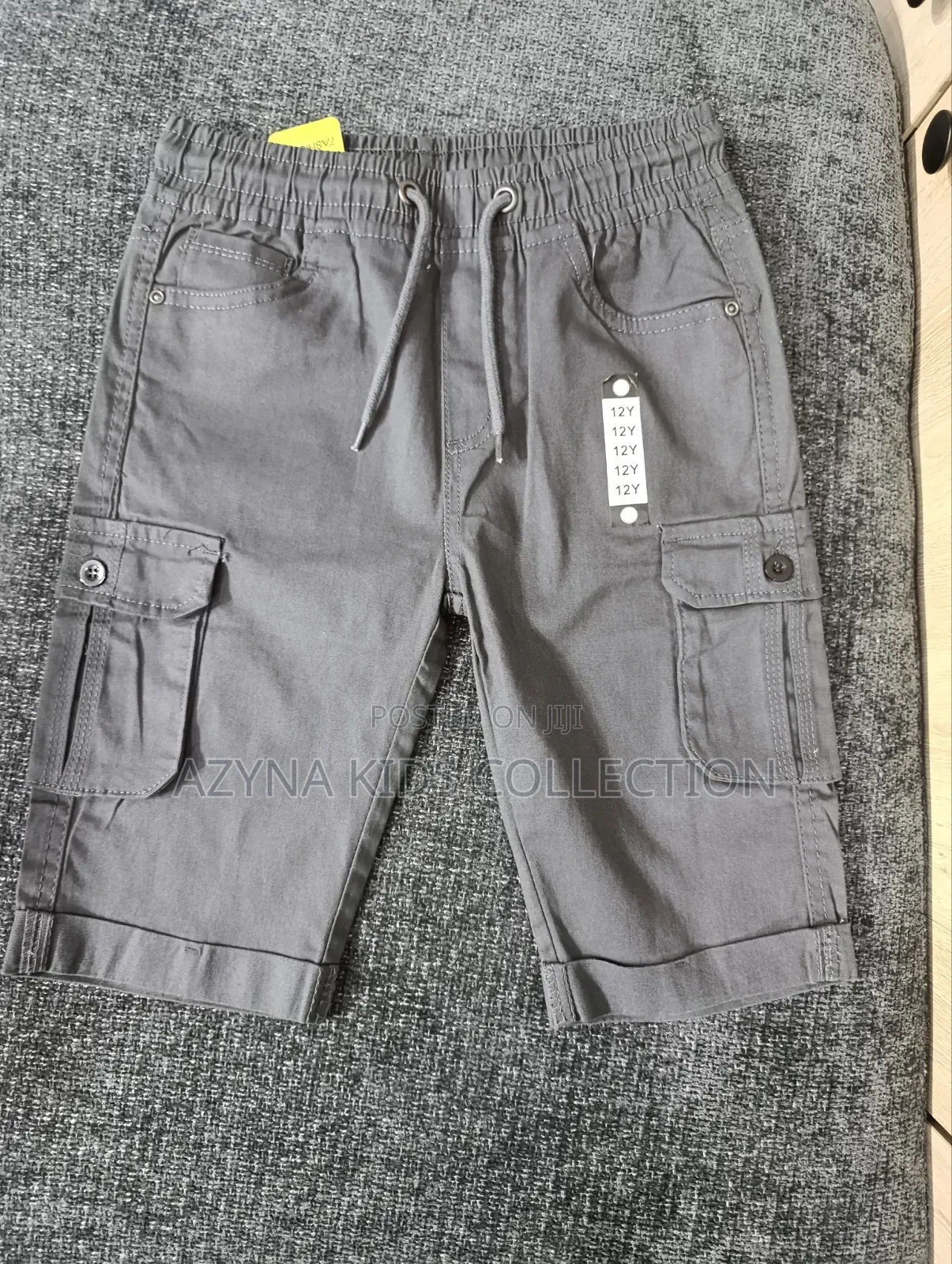 Grey Cargo Short