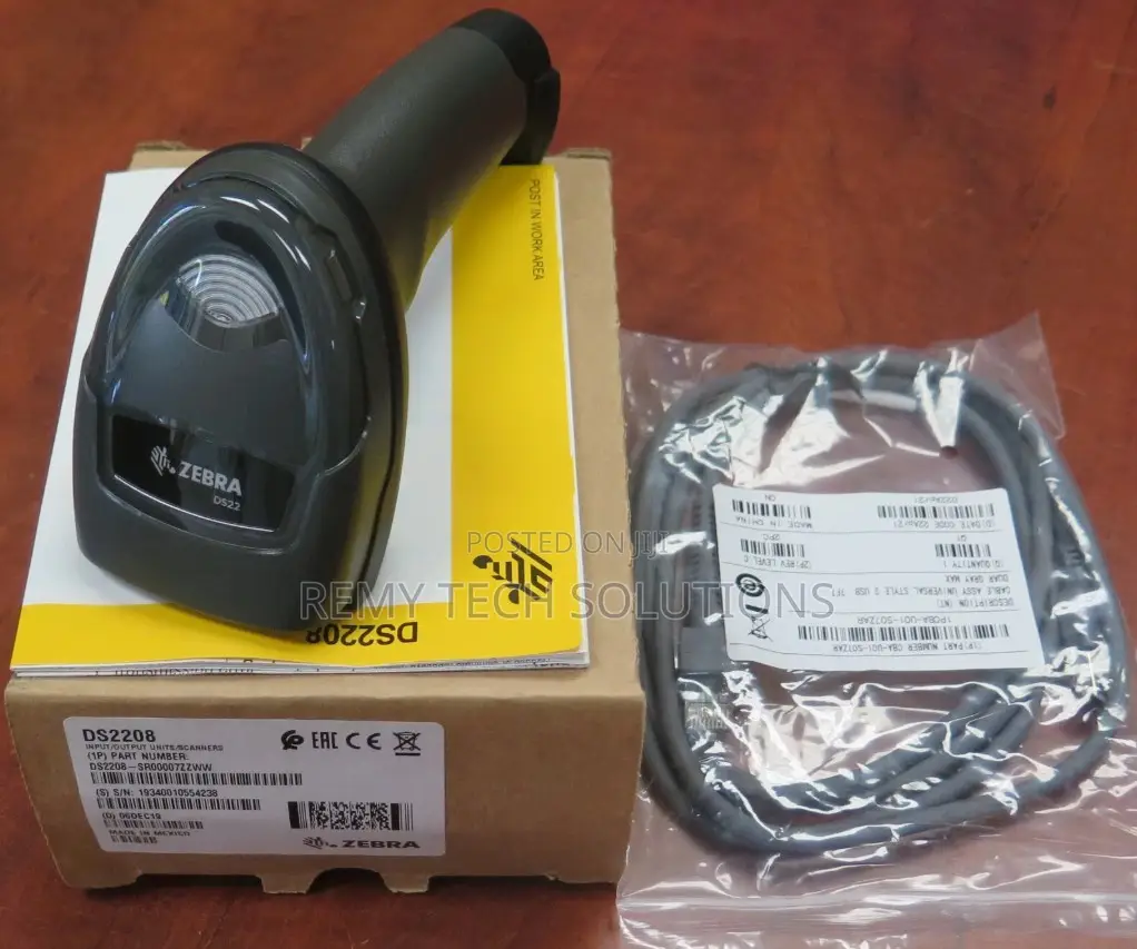 ZEBRA DS2208 Barcode Scanner (USB Kit)