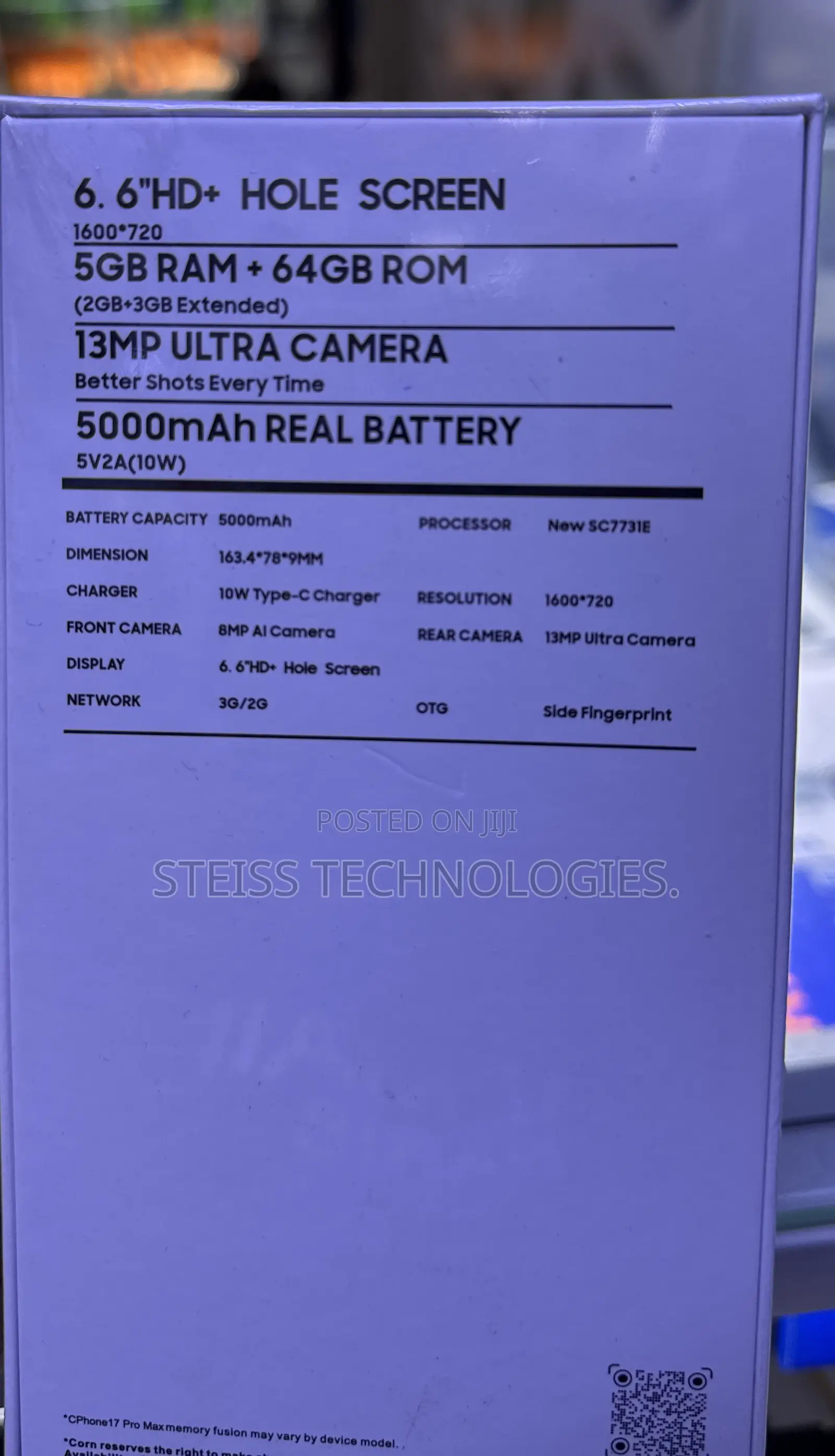 New Mobile Phone 64 GB Orange