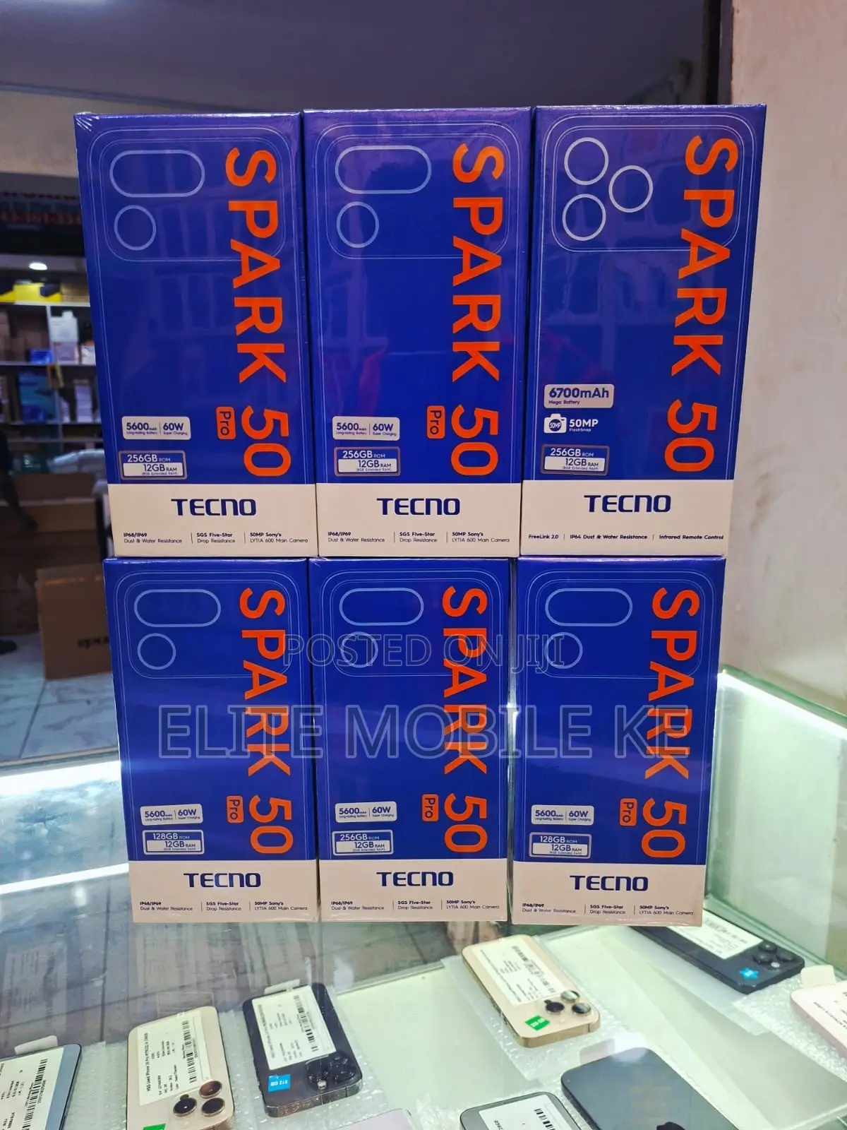 New Tecno Spark 50 Pro 256 GB Gray