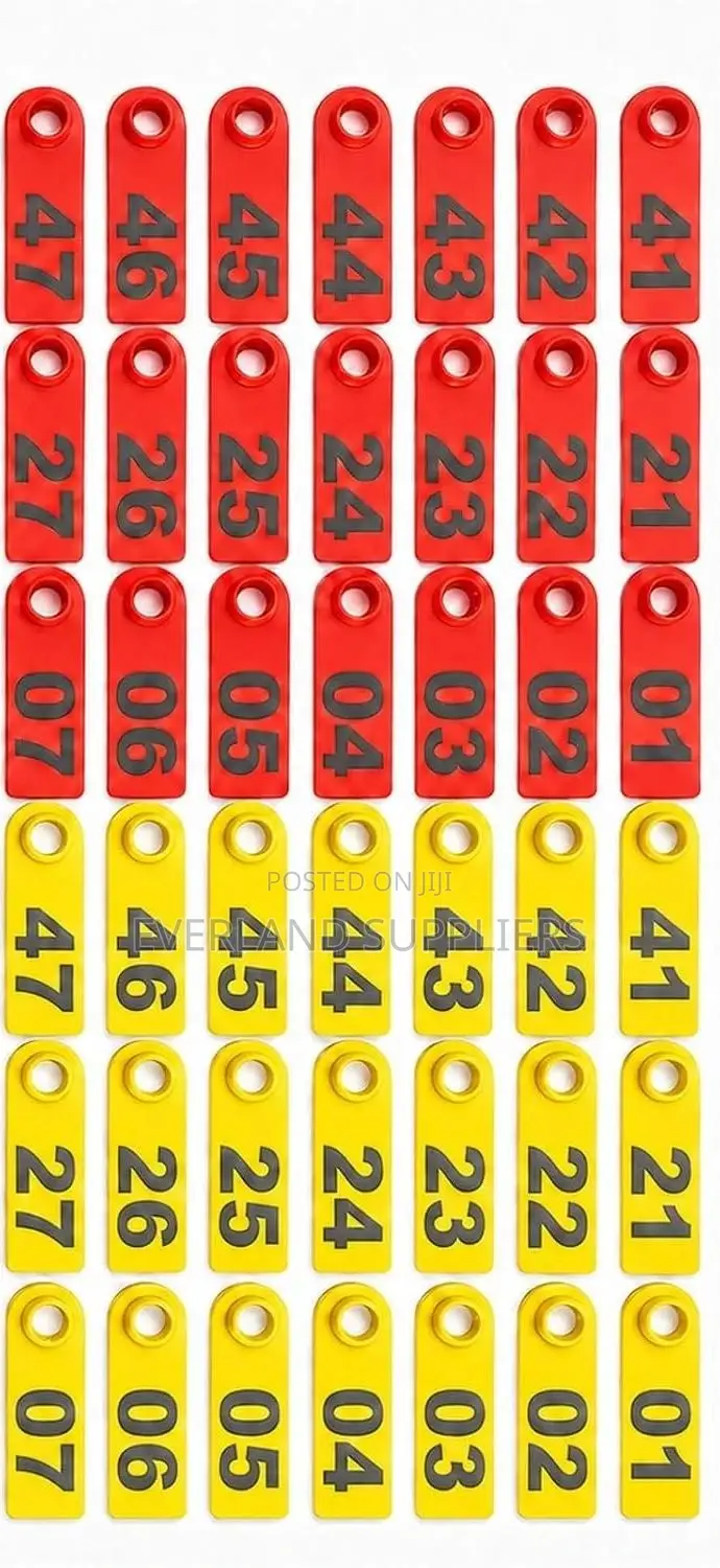 Quick-Check Livestock Slim Ear Tags - Numbered for Sheeps