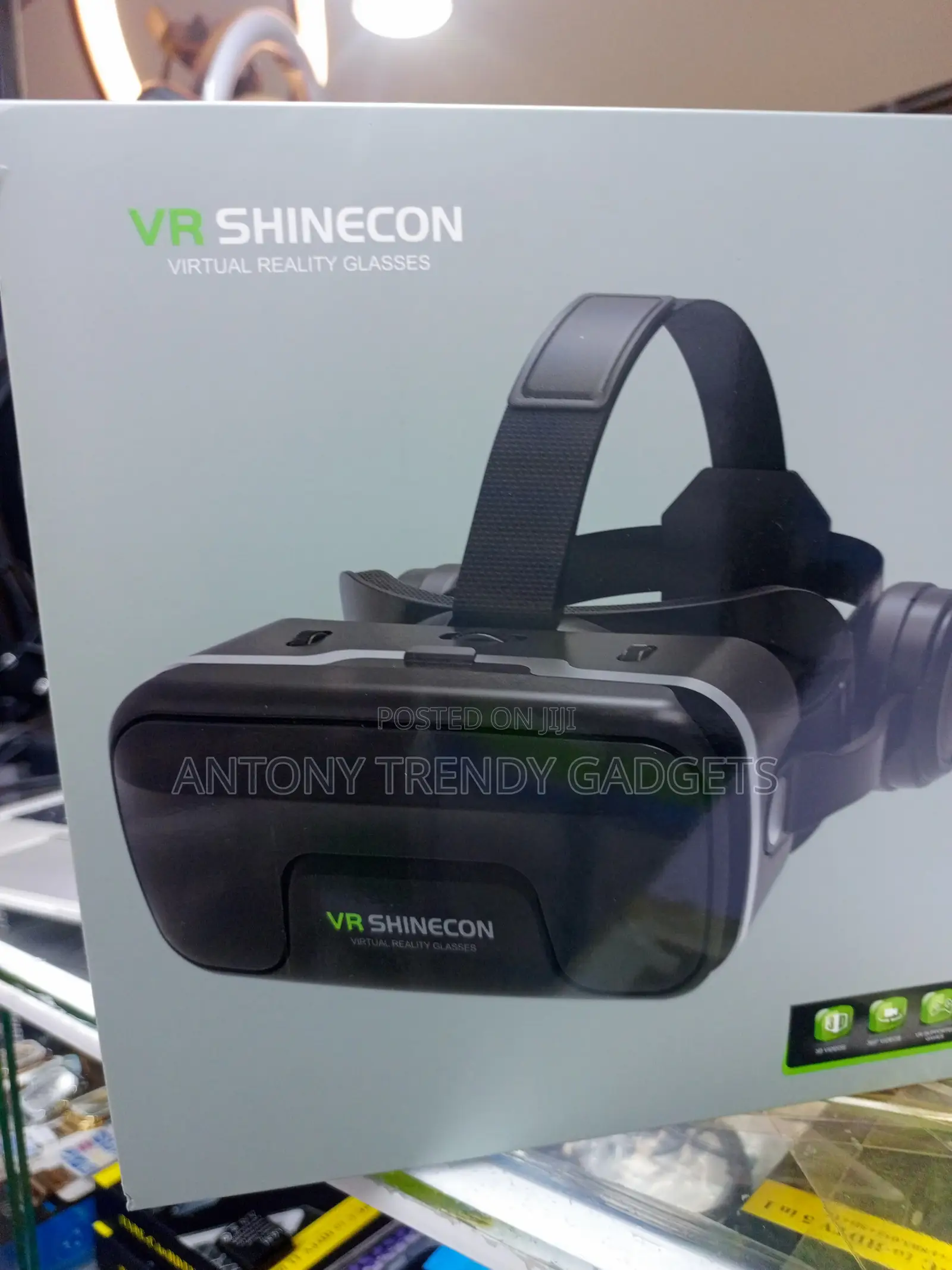 Shinecon VR Headset 3D Virtual Reality Glasses for Android & iPhone