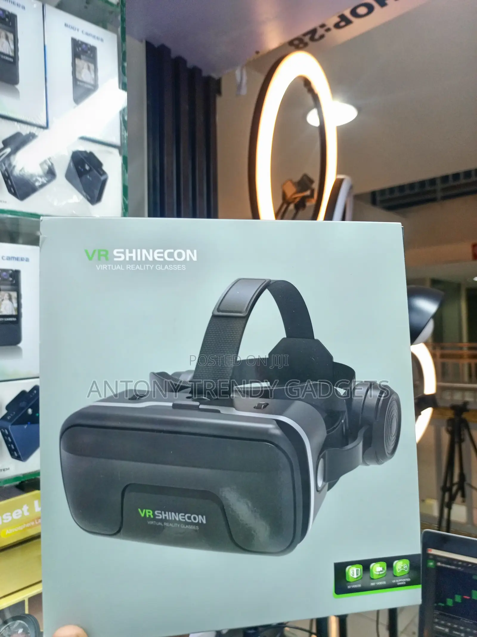 Shinecon Virtual Reality Glasses 4.7-7 Inch Phone Compatible VR Headse